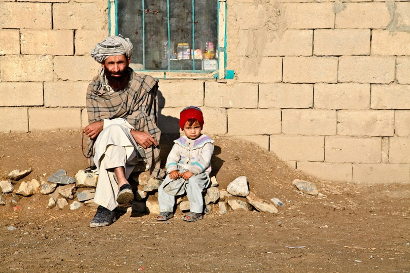Afghan Father Daughter