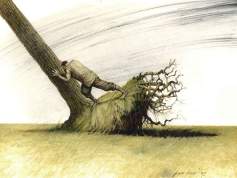 L'uomo E La Natura © Agim Sulaj