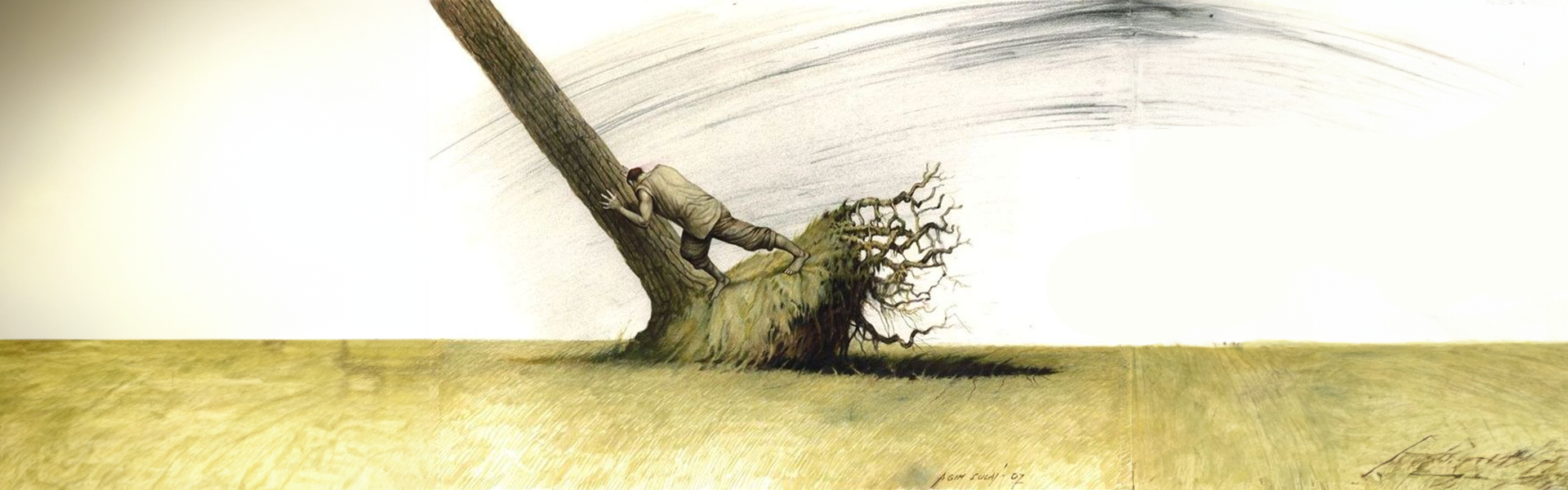 L'uomo E La Natura © Agim Sulaj